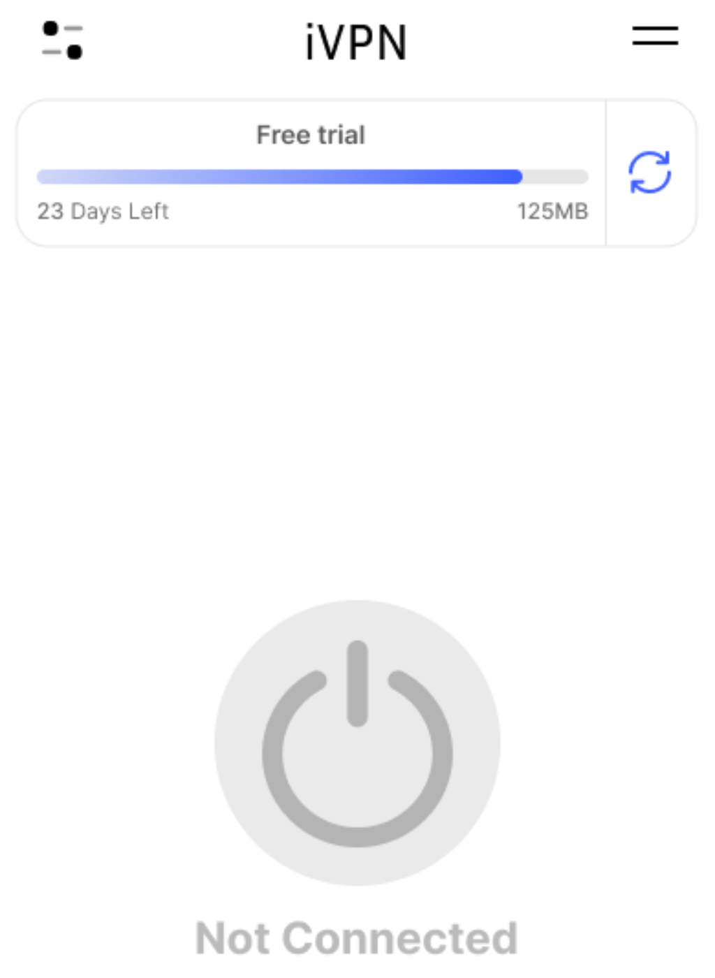 iVPN Mobile App UI/UX