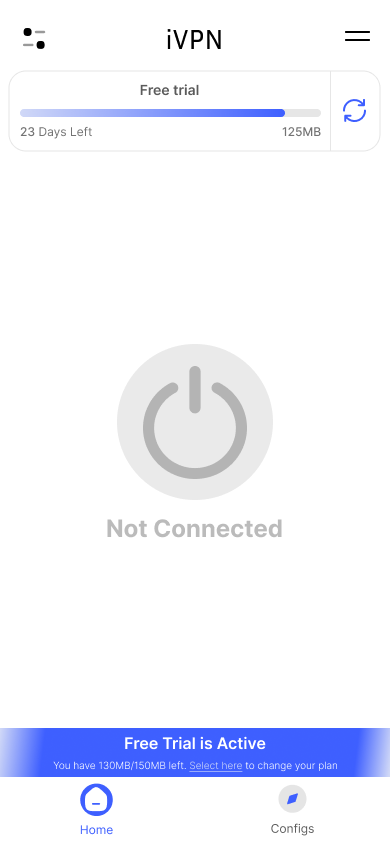 iVPN APP New Feature - Desktop view