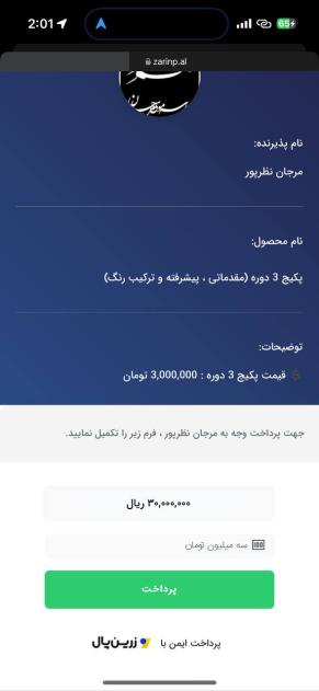 Payment View