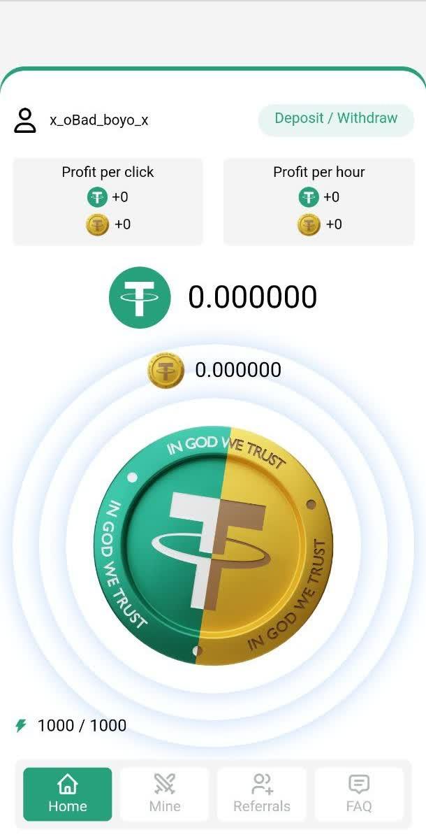 Tap page View